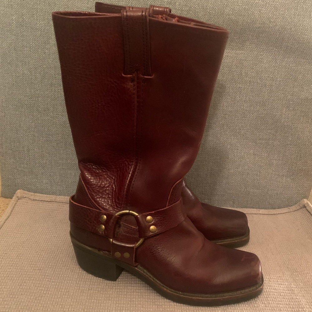 Frye Harness Boots.